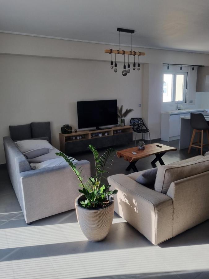 New Minimal Apartment,10' From Athens Airport Spáta エクステリア 写真